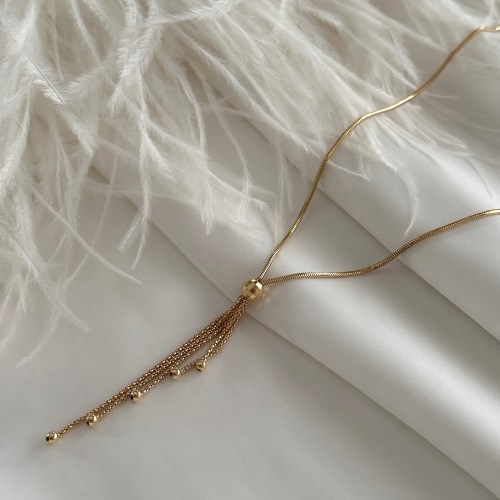 Zlatna ogrlica sa cirkonima