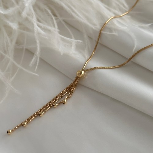 Zlatna ogrlica sa cirkonima