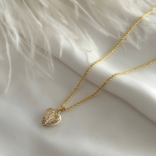 Ogrlica u vintidž stilu, belo zlato i cirkoni