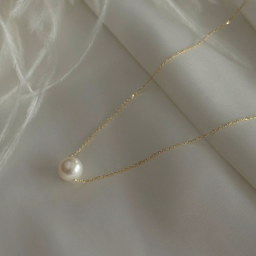 Ogrlica - zvezdica, žuto zlato