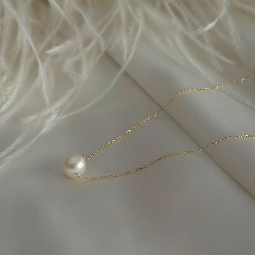 Ogrlica - zvezdica, žuto zlato